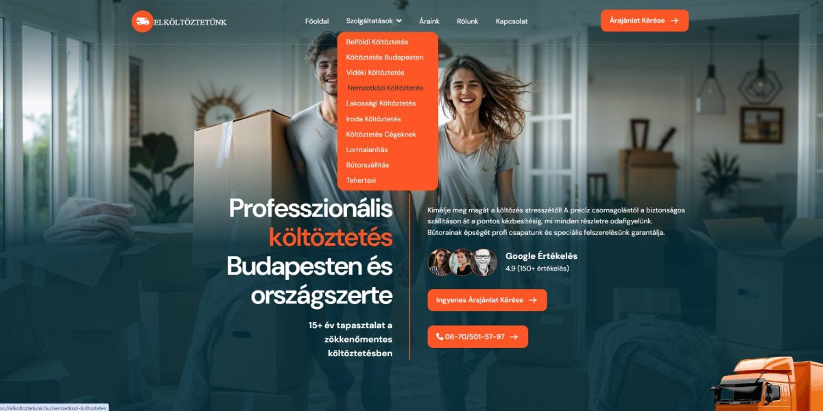 Költöztetés Budapest